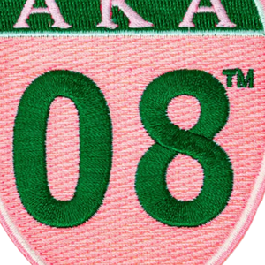 Pink and Green 08 Interstate Embroidered Patch Shield Shape Applique <b>Badge</b> for Jackets Hoodies Backpacks and Hats Wear - Product Image 2