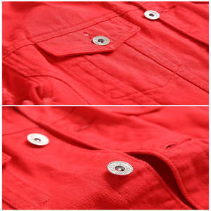 <b>Jacket</b> for man Men Denim <b>Jacket</b> with Classic <b>Straight</b> Fit Cut Lightweight Men Denim <b>Jacket</b> for Spring and Summer Custom Logo - Product Image 3