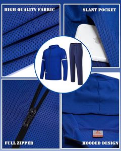 Trajes Deportivos Personalizados para Hombre, Uniforme Deportivo con Logotipo para Equipo, Chaqueta y Pantalón Deportivos Casuales para Jóvenes - Product Image 2