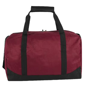 Wholesale Unisex Red Polyester Gym Duffel Bag with Adjustable Strap and Zipper Closure 20-30L Capacity Latest design - Product Image 2