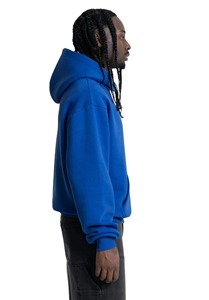 Sweat à capuche oversize moderne pour homme, design pull tendance, capuche à cordon de serrage, poche kangourou, bordure côtelée, coupe décontractée, élégant pour superposition - Product Image 5