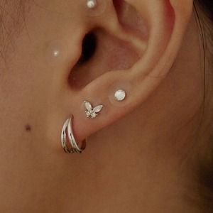 [W Island] Patch d'oreille adhésif transparent brillant à motif floral, étanche, WBL Glossy Muse Patch d'acupression pour l'oreille - Product Image 4