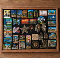 Imán de Resina 3D Personalizado para Refrigerador, Recuerdo Turístico de País, Ciudad o Monumento, Regalo Promocional de Viaje