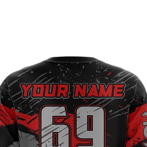 Jersey de Motocross Sublimado Premium, Logotipo Personalizado OEM/ODM, Ligero, Absorbe la Humedad, Suministro de Fábrica - Product Image 3