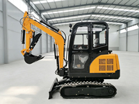 CASDE Mini Excavator Crawler Kompak 2 Ton dengan Pompa Hidrolik PLC, Motor & Gearbox untuk Penggunaan Konstruksi dan Pertanian yang Efisien Tinggi