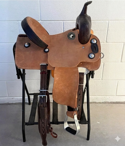 Selle Western artisanale de qualité supérieure, confortable pour l'équitation, fabriquée en cuir véritable - Product Image 3
