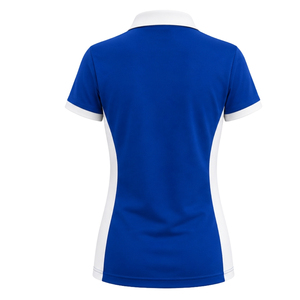 เสื้อโปโลผู้หญิงสองสีแบบกำหนดเองของ Sigma Gamma Rho แขนสั้น คอปก ชุดกีฬาสำหรับชมรมนักเรียน ชุดลำลองสำหรับทีม OEM ODM - Product Image 2