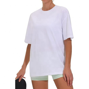 Camisetas Transpirables para Mujer al por Mayor, Camisetas de Secado Rápido, Camisetas Deportivas Holgadas para Fitness, Running y Yoga - Product Image 1