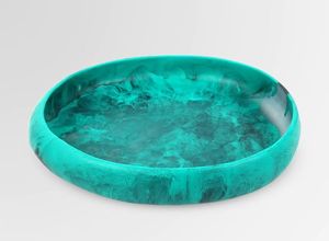 Bol de rangement décoratif en résine fait main et personnalisé pour bibelots, bijoux, clés et bagues - Product Image 3