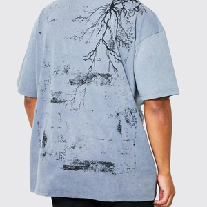 Camisetas Personalizadas al por Mayor con Logotipo OEM, Impresión DTG, Cuello Redondo, 100% Algodón, de Alta Calidad para Hombre - Product Image 2