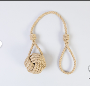 Sujetadores de Cortinas de Yute Trenzado – Hechos a Mano, Estilo Rústico, para Sala de Estar, Dormitorio y Diseño de Interiores de Hotel - Product Image 1