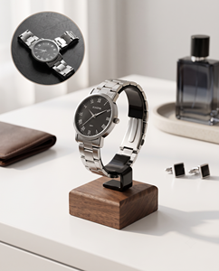 Atractivo Expositor de Relojes de Acrílico con Base de Madera: Diseño Excepcional - Product Image 5