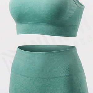 Ensemble de vêtements de yoga pour femmes, écologique, de haute qualité, élégant, imprimé par sublimation, en tissu biologique, respirant, marque privée, pour la salle de sport - Product Image 5