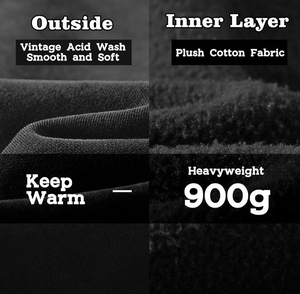Sudadera con Capucha de Forro Polar para Hombre, Estilo Urbano Dinámico de Lujo, Lavado Ácido, Ajuste Cómodo, Costuras Duraderas, Apariencia Elegante - Product Image 6