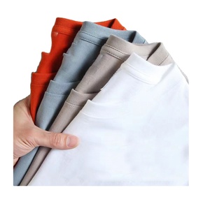 T-shirt à manches courtes de couleur unie, design personnalisé avec logo OEM, coupe slim et fine, classique et polyvalent, pour hommes et femmes. - Product Image 3