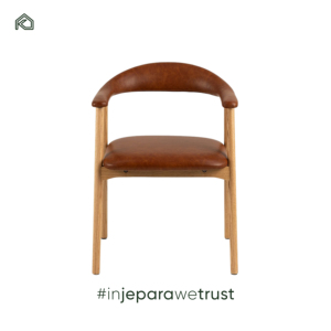 Chaises de restaurant modernes à dossier haut en bois avec coussin moelleux - Mobilier commercial durable fabriqué en Indonésie - Riko - Product Image 4