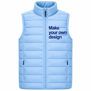 Blouson matelassé sans manches isolé de qualité supérieure, design personnalisé, logo sur mesure, vente en gros, marque privée, fournisseur de vêtements OEM ODM - Product Image 2