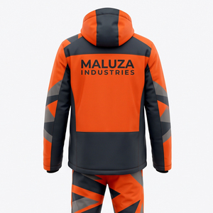 Combinaison de ski pour femme, imperméable, coupe-vent, avec capuche en fourrure, combinaison thermique, salopette de snowboard, vêtements de sport d'hiver pour la montagne - Product Image 2
