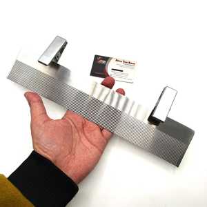 ASB INSTRUMENTS Support de perruque professionnel en acier inoxydable mat argenté de haute qualité, fixation robuste, logo personnalisé - Product Image 5