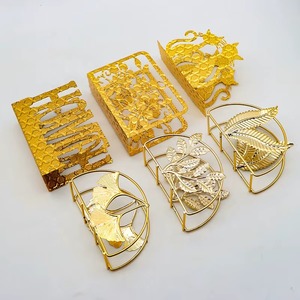 Decorative Metallic Napkin Holder with Stylish Patterns, Enhancing <b>Table</b> Settings with a Sophisticated Look - Product Image 6