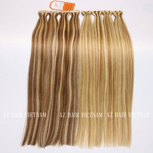 Couleurs personnalisables de haute qualité Style droit-Expédition mondiale Extensions de cheveux à pointe plate de cheveux humains à la kératine - Product Image 6