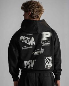 Nueva Sudadera con capucha de invierno de talla grande para hombre, sudadera de algodón pesado, poliéster, serigrafía Digital impresa personalizada - Product Image 4