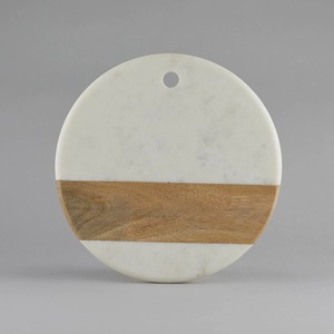 New Design Round <b>Shape</b> Marble and Acacia Wood Cutting Board Chopping <b>Blocks</b> From BELLADEC INTERNATIONAL - Product Image 4