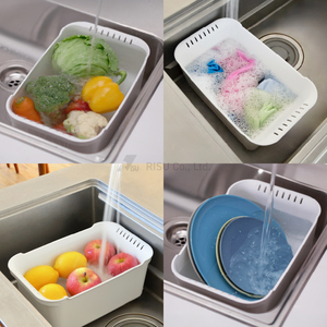 Cống cắm rửa bồn tắm kháng khuẩn nhựa lưu vực nước nóng an toàn bền nhà bếp dishpan sản xuất tại Nhật Bản chất lượng hộ gia đình washtub - Product Image 6