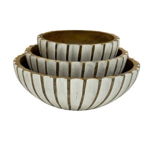 Bol en bois artisanal écologique Aaliyan Impex, style rustique américain, grain de bois magnifique, pour fêtes, vente en gros, directement de l'usine - Product Image 1