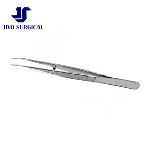 Pinzas Quirúrgicas Barraquer Cilia BC-7654 de 4.375 Pulgadas, Finas, Ligeramente Anguladas, Puntas Lisas, Mango Plano, Reutilizables, Certificación CE - Product Image 2