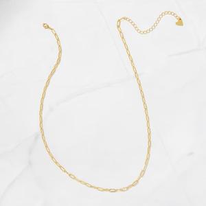 Cadena de eslabones tipo clip chapada en plata 925 con colgante de flor de lujo para mujer, regalo de joyería. - Product Image 2