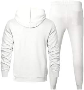 Sweat-shirt à capuche pour homme, ensemble de jogging pour la gym, l'entraînement, le jogging, les séances de sport et le quotidien, tissu doux, style athlétique pour homme - Product Image 1