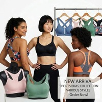 Soutien-gorge de sport tricoté fin et respirant pour adolescentes, style gothique, bretelles ajustables, sans armatures, bonnet complet