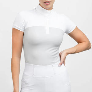 Chemise de concours pour femmes, couleur unie, look tendance, qualité supérieure, faible MOQ, pour la compétition sur le terrain - Product Image 1