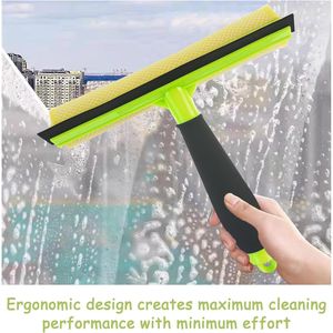 Limpiador de Vidrios 2 en 1, Raspador de Ducha y Limpiador de Ventanas, Herramienta de Limpieza Específica para Puertas de Ducha y Ventanas - Product Image 5