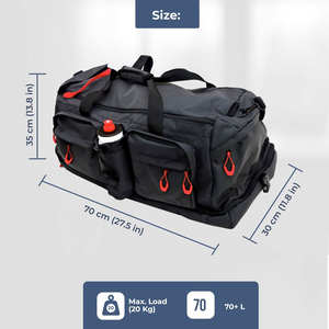Mochila Deportiva de Gran Capacidad, Bolsa de Viaje, Resistente al Agua, de Poliéster, para Gimnasio, Entrenamiento, Almacenamiento al Aire Libre - Product Image 5