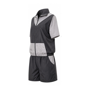Survêtement de sport en coton pour femme, style streetwear, écologique, léger, tenue de course, vente en gros - Product Image 3