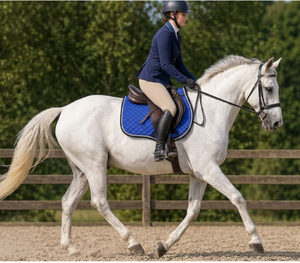 Équipement Équestre en Gros : Tapis de Selle pour Cheval |   Tapis de selle d'équitation respirant avec bordure en fausse fourrure |   Équipement d'équitation en gros - Product Image 3
