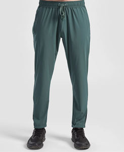 Pantalones Deportivos Unisex al por Mayor para Otoño, Sólidos, Transpirables, con Cintura Elástica y Cordón Ajustable, para Gimnasio y Correr, con Cremallera en el Tobillo - Product Image 2