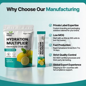 Electrolitos en Polvo Sin Azúcar con 5 Minerales y 11 Vitaminas, Fabricante OEM, Marca Privada, Suministro Directo de Fábrica al por Mayor - Product Image 5