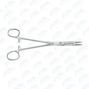 Pemegang jarum Forceps buatan pabrik kualitas Jerman Panjang reguler besi tahan karat instrumen medis penggunaan bedah - Product Image 2