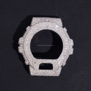 Kit de modification de boîtier de montre Ice Legacy avec pierres incrustées, collection de montres octogonales de style streetwear pour une mise à niveau du cadre. - Product Image 4