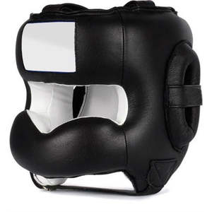 Protección de entrenamiento de boxeo profesional Protector de cabeza Logotipo personalizado Cara completa Fly Boxing Head Guard MMA Training Boxing Headgear - Product Image 2