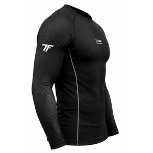 Camiseta Deportiva para Hombre, Protección UV, Spandex/Poliéster, Manga Corta, Secado Rápido, Ecológica, con Logotipo Frontal, para Deportes Acuáticos - Product Image 5