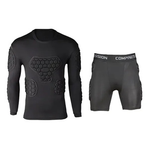 Chemises et pantalons de compression tactiques rembourrés, armure de gardien de but en EVA, couche de base à séchage rapide, tenue d'entraînement pour le paintball - Product Image 5