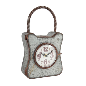Horloge murale moderne en quartz et métal avec design abstrait et géométrique pour la décoration de la maison, du salon, cadeau de mariage pour le bureau - Product Image 3
