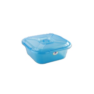 Acceptable Square Portable Foldable Bathtub Adults Plastic Folding Bathtub Diamond Tub with Lid Multi-Storage