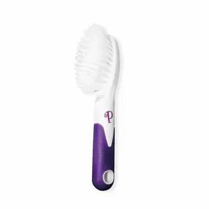 Brosse à poils en plastique de grande qualité pour le nettoyage des animaux de compagnie.