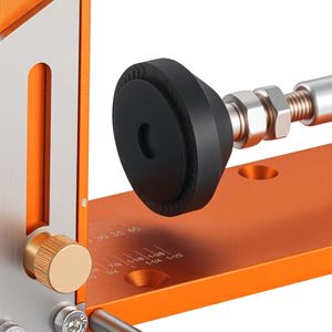 Adjustable 1/2 1-1/2 Pocket Hole Jig Kit with Toolcase C-Clamp <b>Step</b> <b>Drill</b> Hex Wrench <b>Drill</b> S for Finger Jointers" - Product Image 3