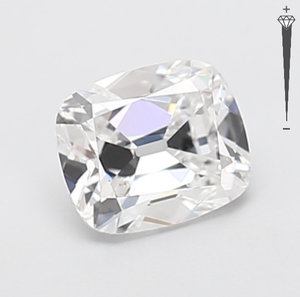 Diamante Cultivado en Laboratorio con Certificación IGI, 1.50 CT, Forma Alargada, Color D, Claridad VVS2, Corte Cojín, 800633726, ROYAL GEMS Jewelry - Product Image 4